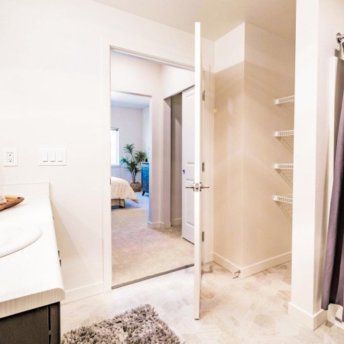 a bathroom with a sink and a bathtub